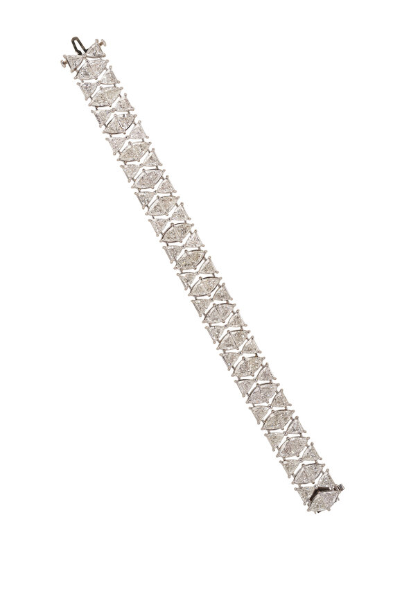 Lowy & Co Platinum & Diamond Eternity Bracelet 