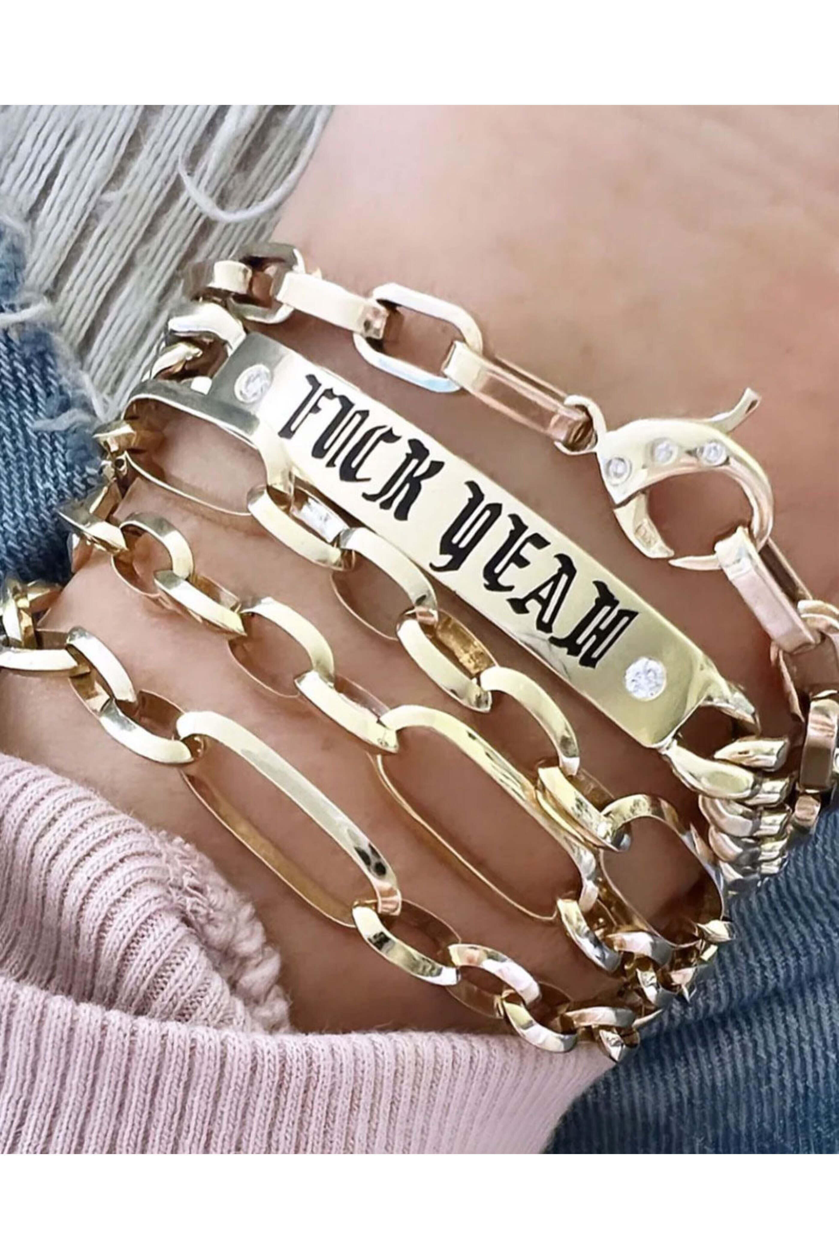Dru - F Yeah ID Bracelet
