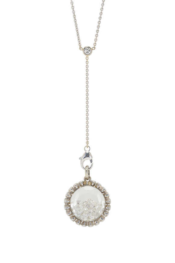 Renee Lewis - Shake© 7.5CT White Diamond Pendant Y Necklace