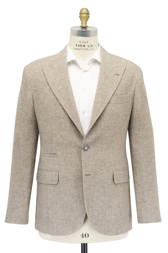 Brunello Cucinelli - Light Brown Yak Sportcoat