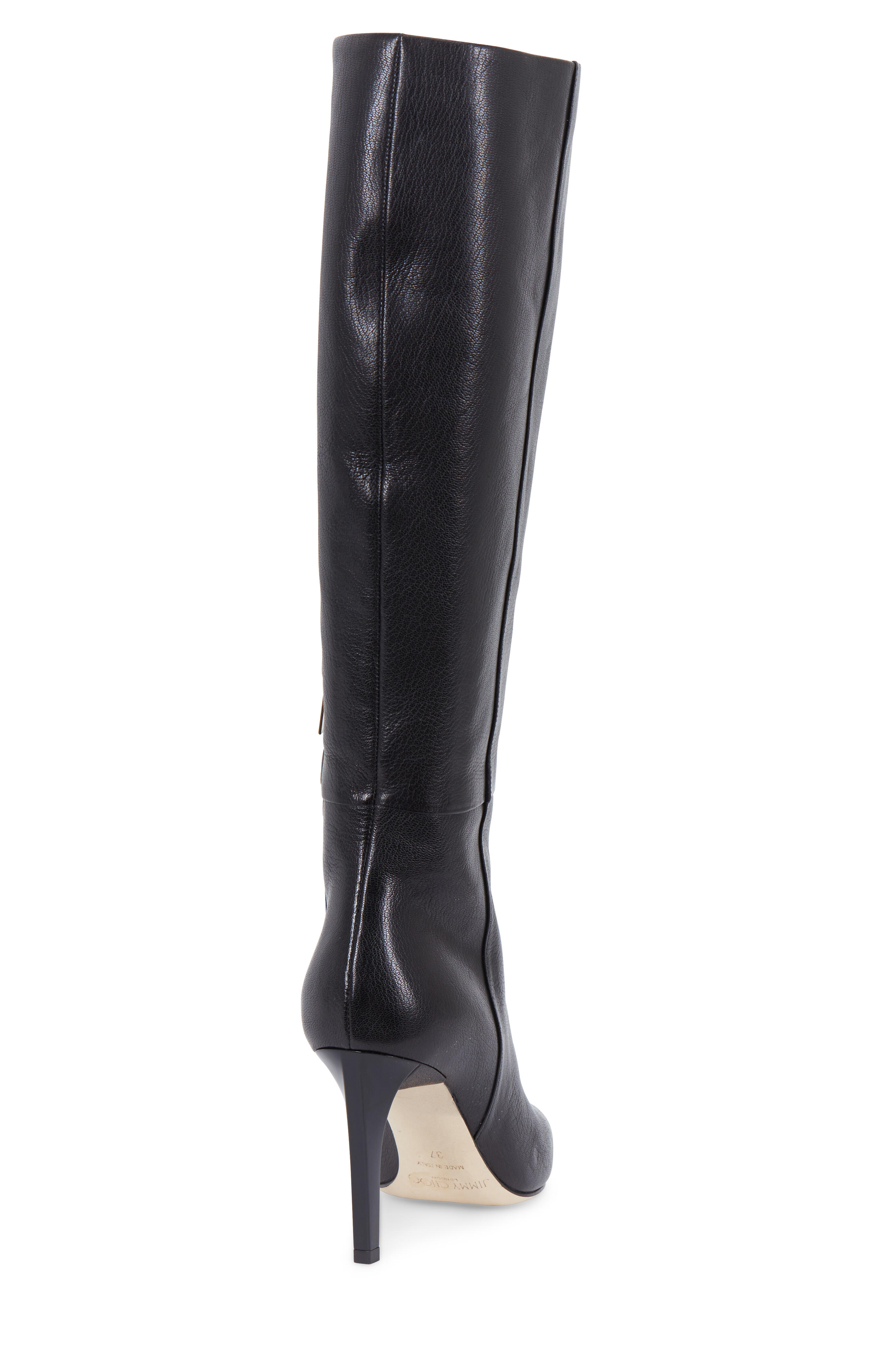 85MM STILETTO LEATHER BOOTS