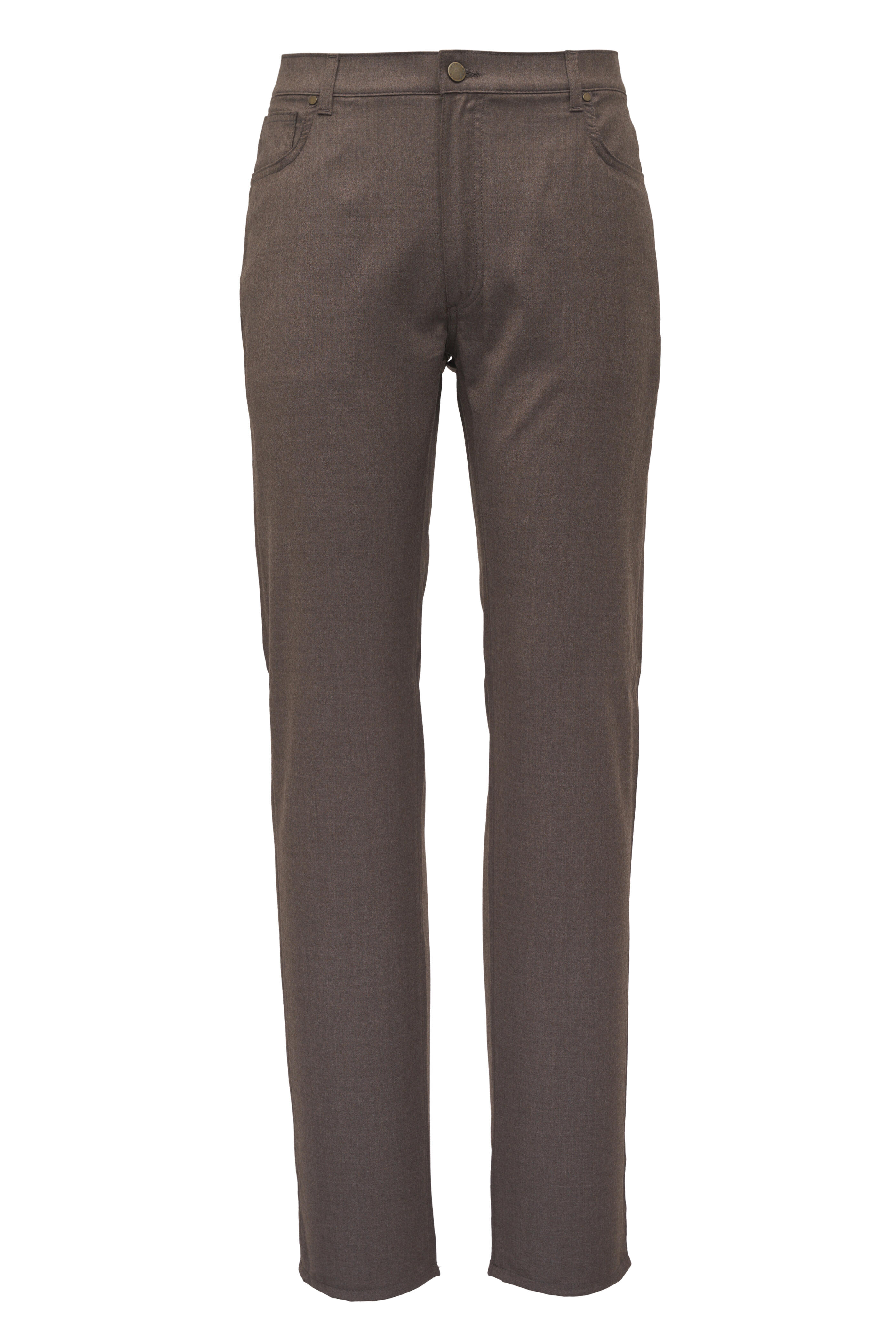 Maurizio Baldassari - Brown Wool Five Pocket Pant