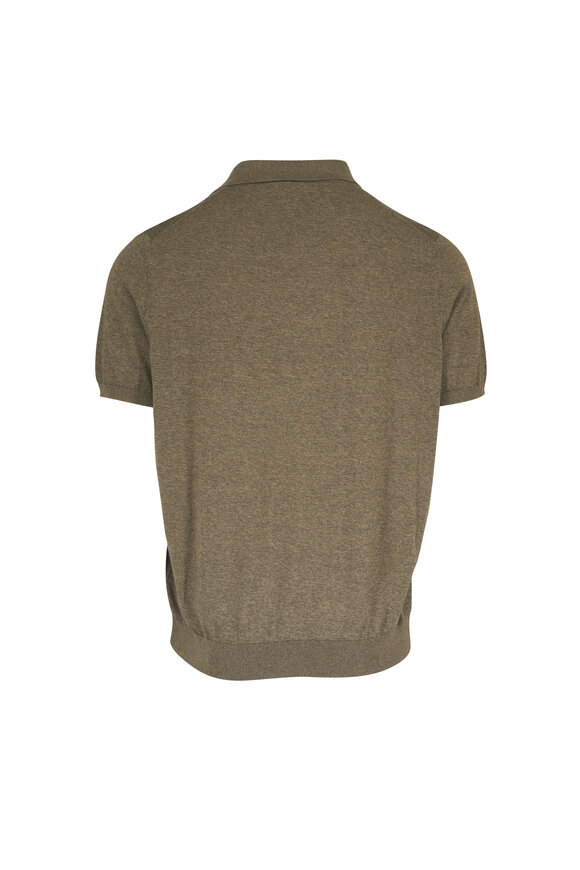 Loro Piana Ice Wish™ Meadow Haze Mouliné Polo - view 2