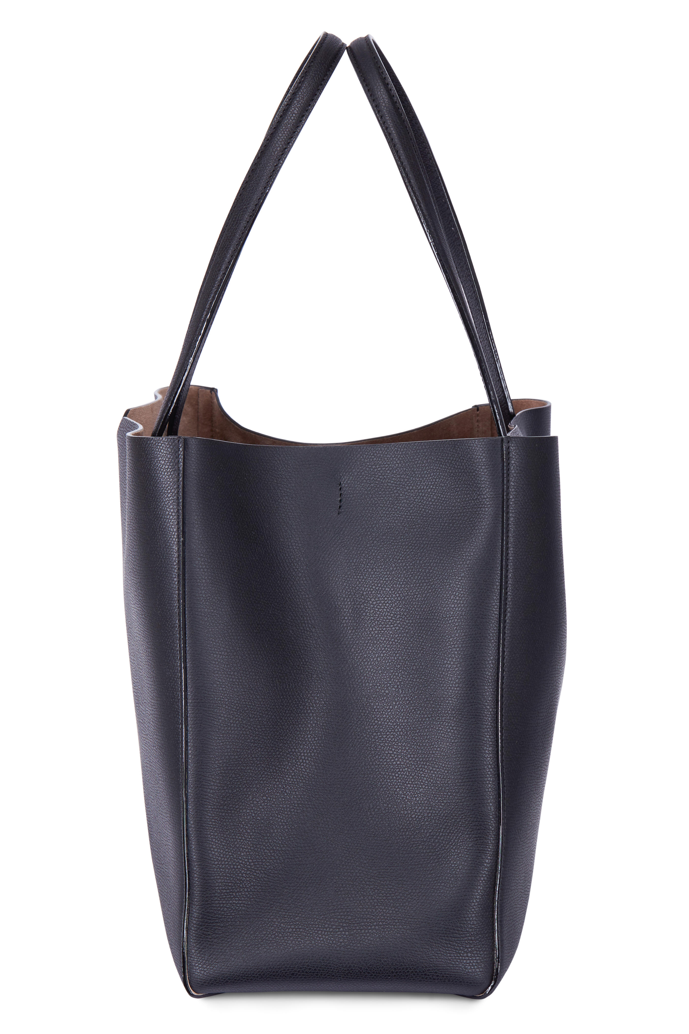 【VALEXTRA】 TOTE SHOULDER BAG Valextra Twist Leather Blue Tote Handbag Medium Shoulder bag