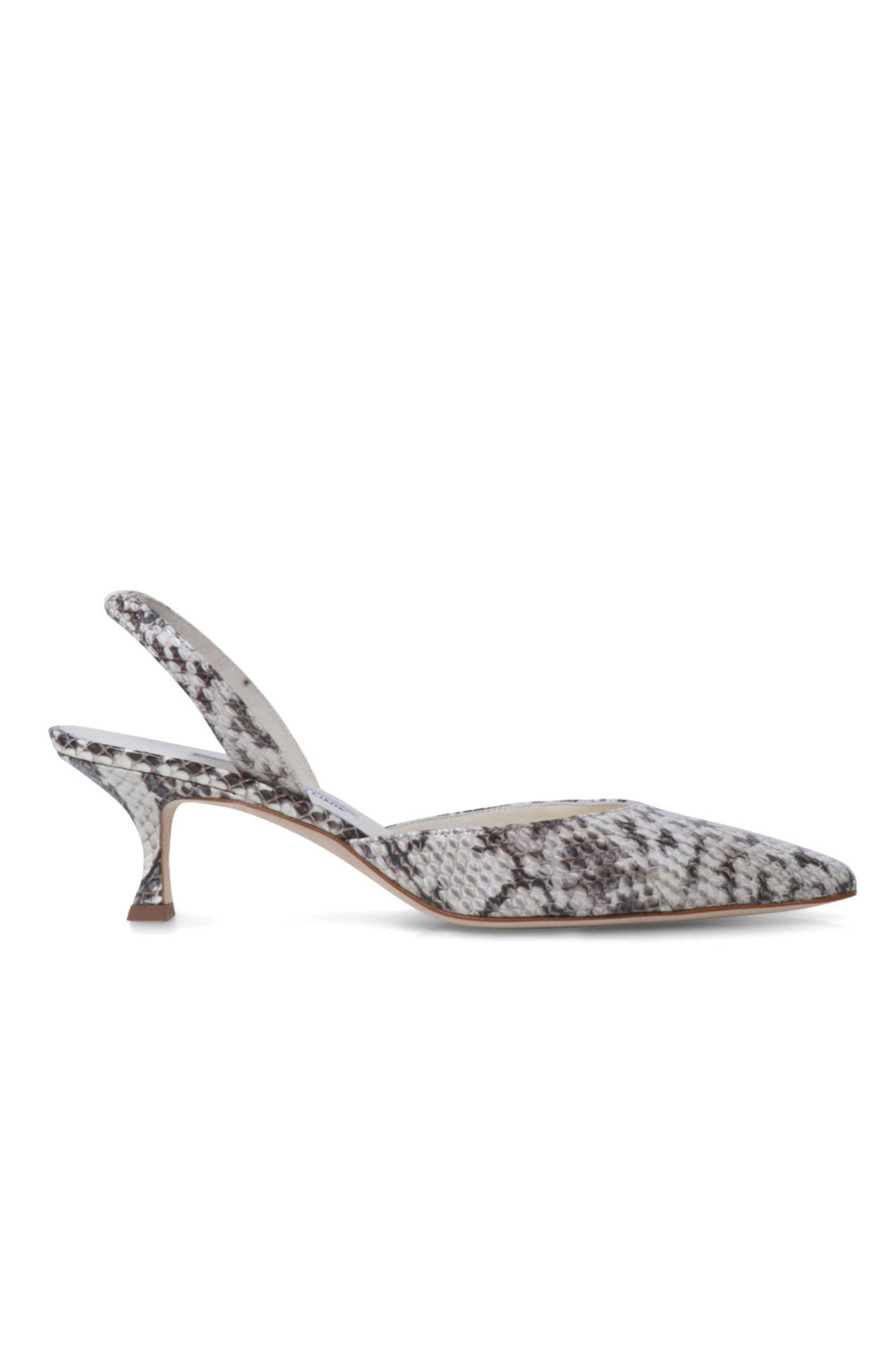 アパルトモン　MANOLO BLAHNIK CAROLYEN MULE Manolo Blahnik 50mm Carolyne Mules | White | FARFETCH