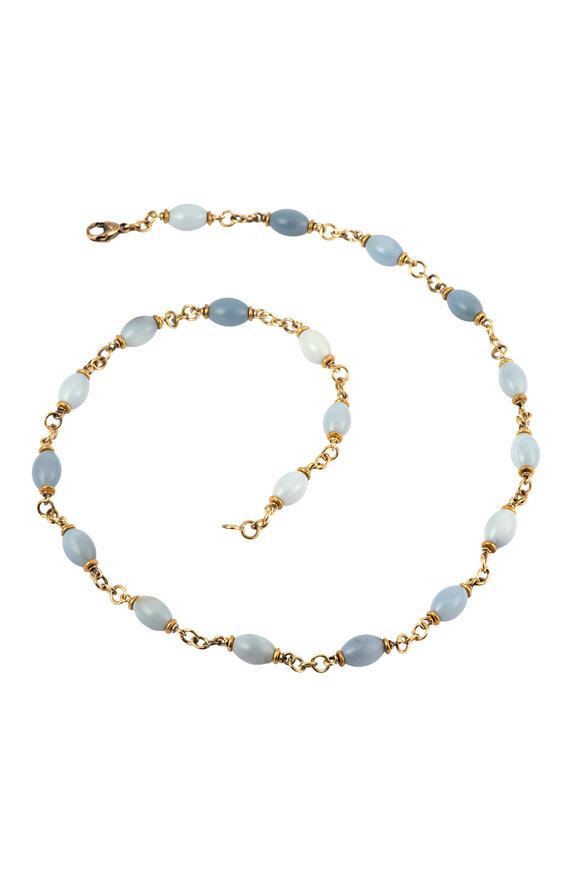 Sylva & Cie Oregon Opal Beaded Necklace - view 1