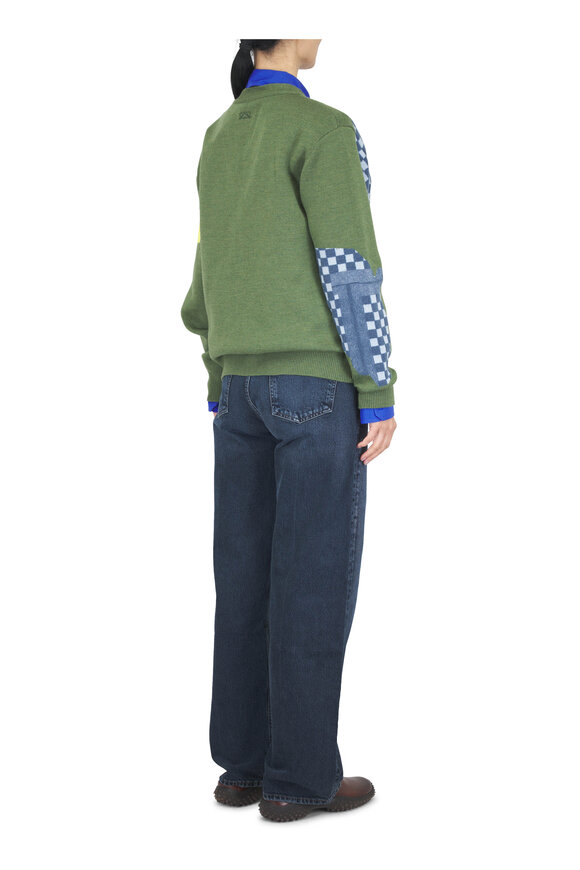 Loewe Multicolor Cosima Von Bonin Print Wool Cardigan - view 3