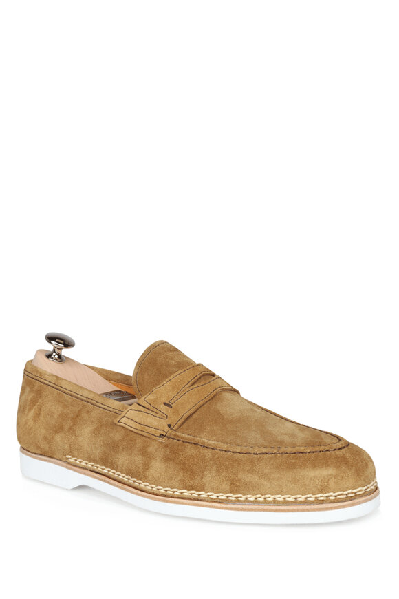 Bontoni Fascinoso Alce Suede Penny Loafer