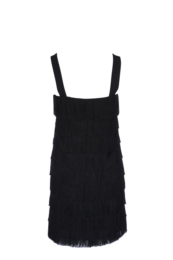 Dorothee Schumacher - Emotional Essence II Black Fringe Mini Dress