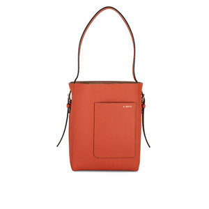 【VALEXTRA】Small Bucket Bag VALEXTRA Small textured-leather bucket bag | NET-A-PORTER