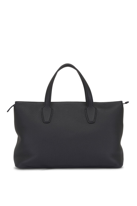 The Row Marcel Black Ans Leather Top Handle Bag - view 2
