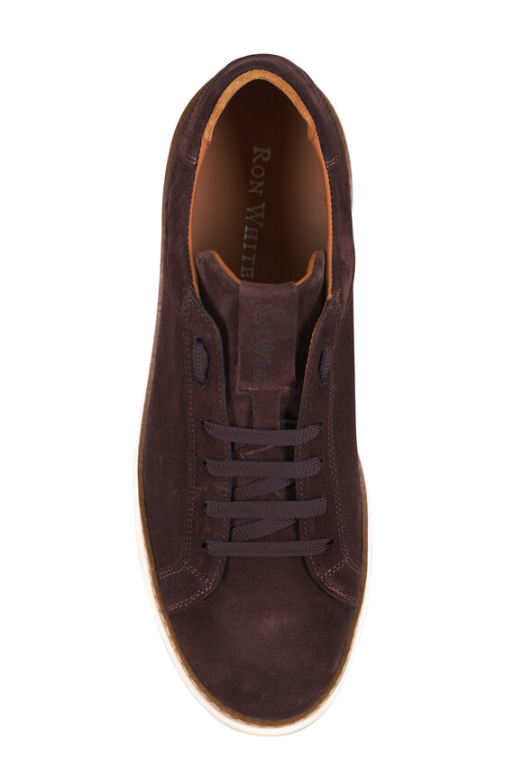 Ron White Derrek Chocolate Suede Low Top Sneaker - view 7