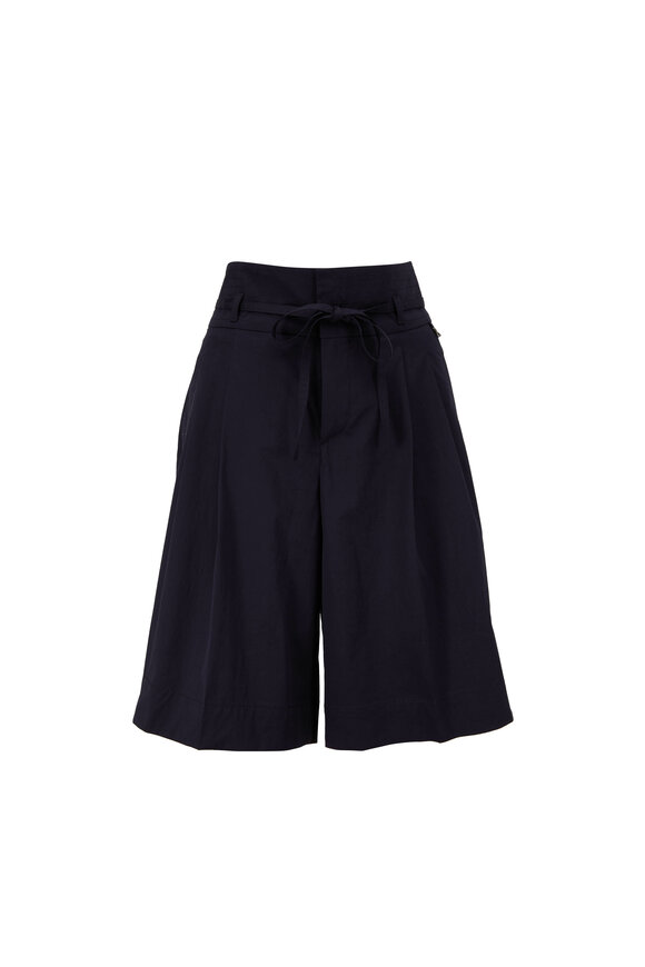 Bogner - Hollie Fashion Navy Superfine Cotton Shorts