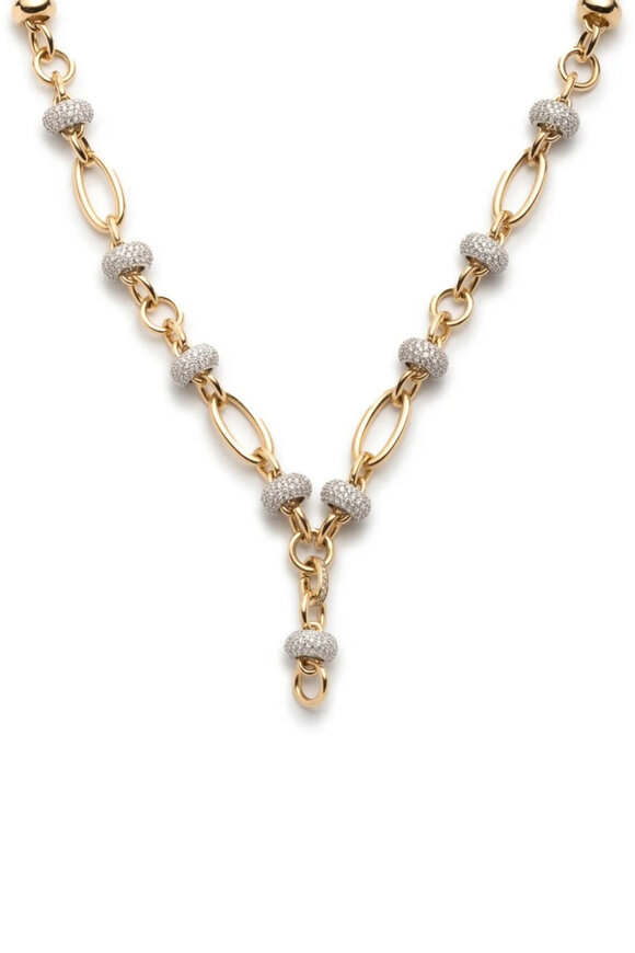 Foundrae 18k Yellow Gold Orbit Extension Chain - view 1