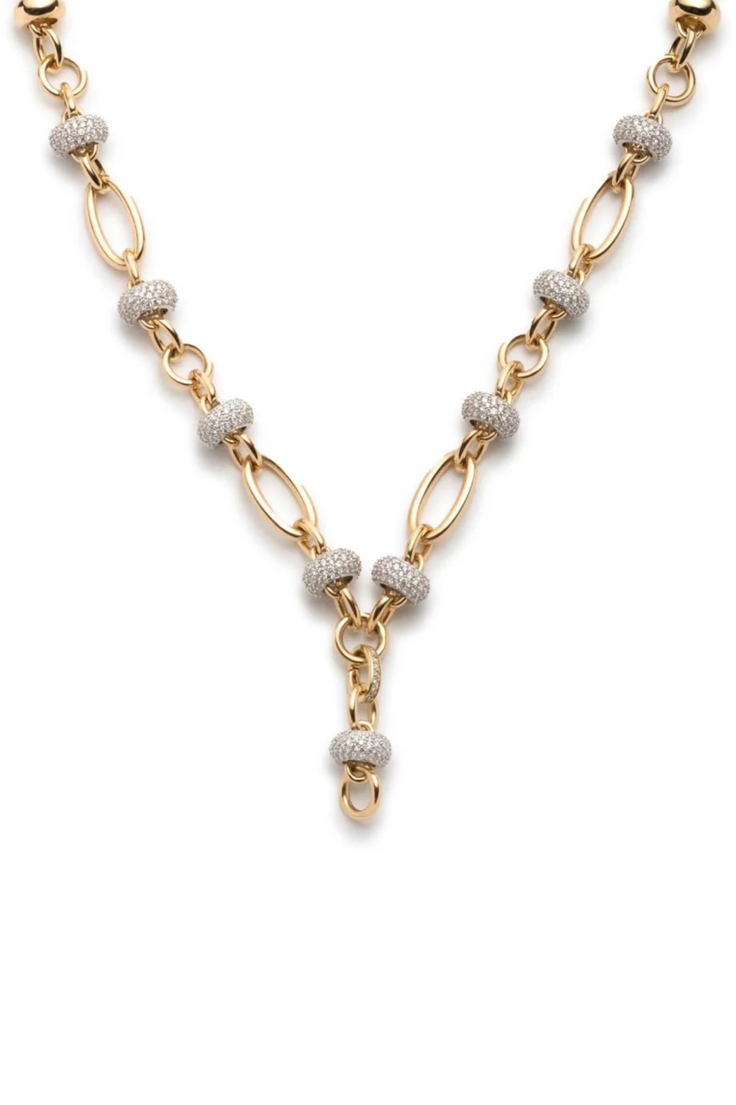 Foundrae - 18k Yellow Gold Orbit Extension Chain