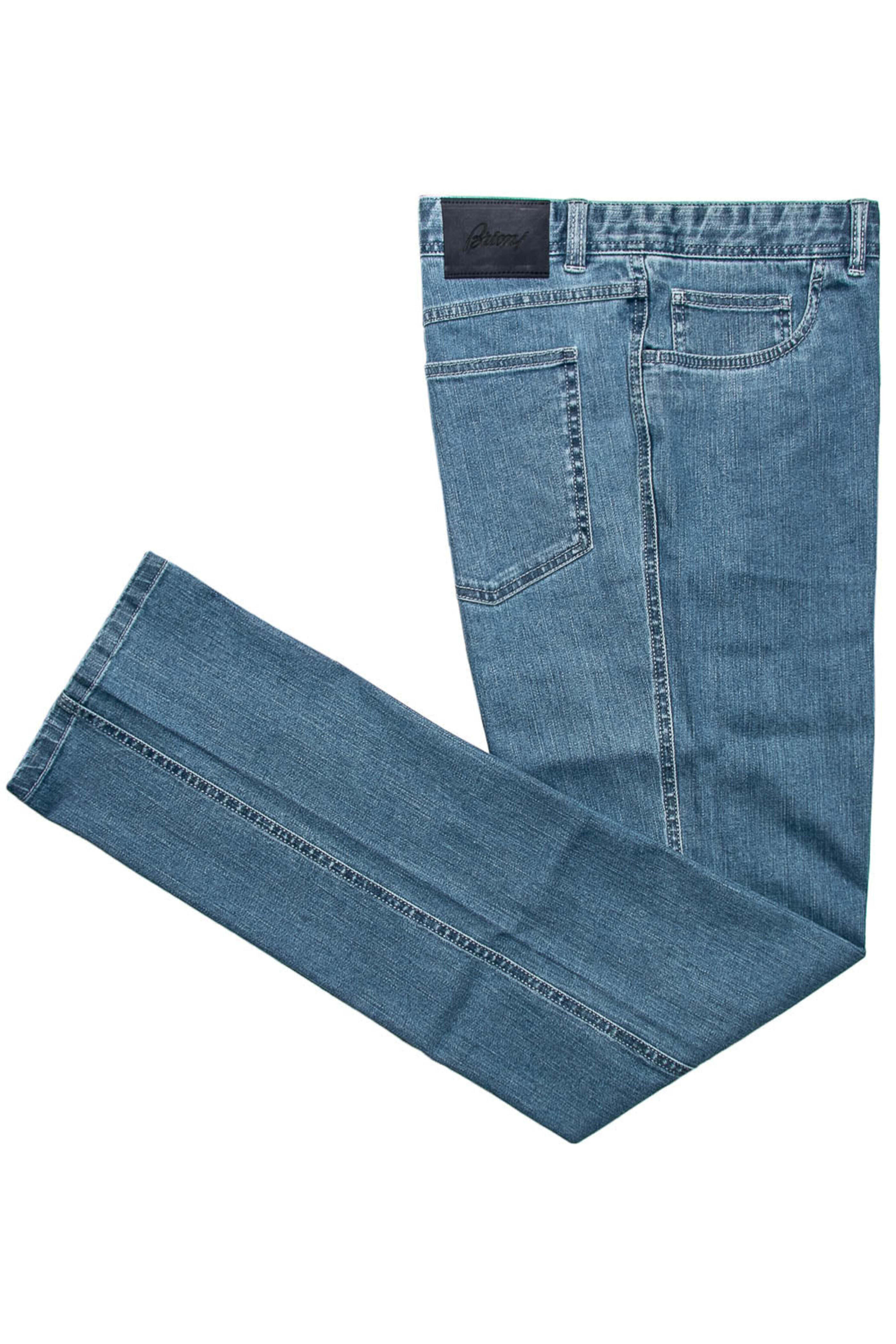 Brioni - Sky Blue Chamonix 5 Pocket Denim