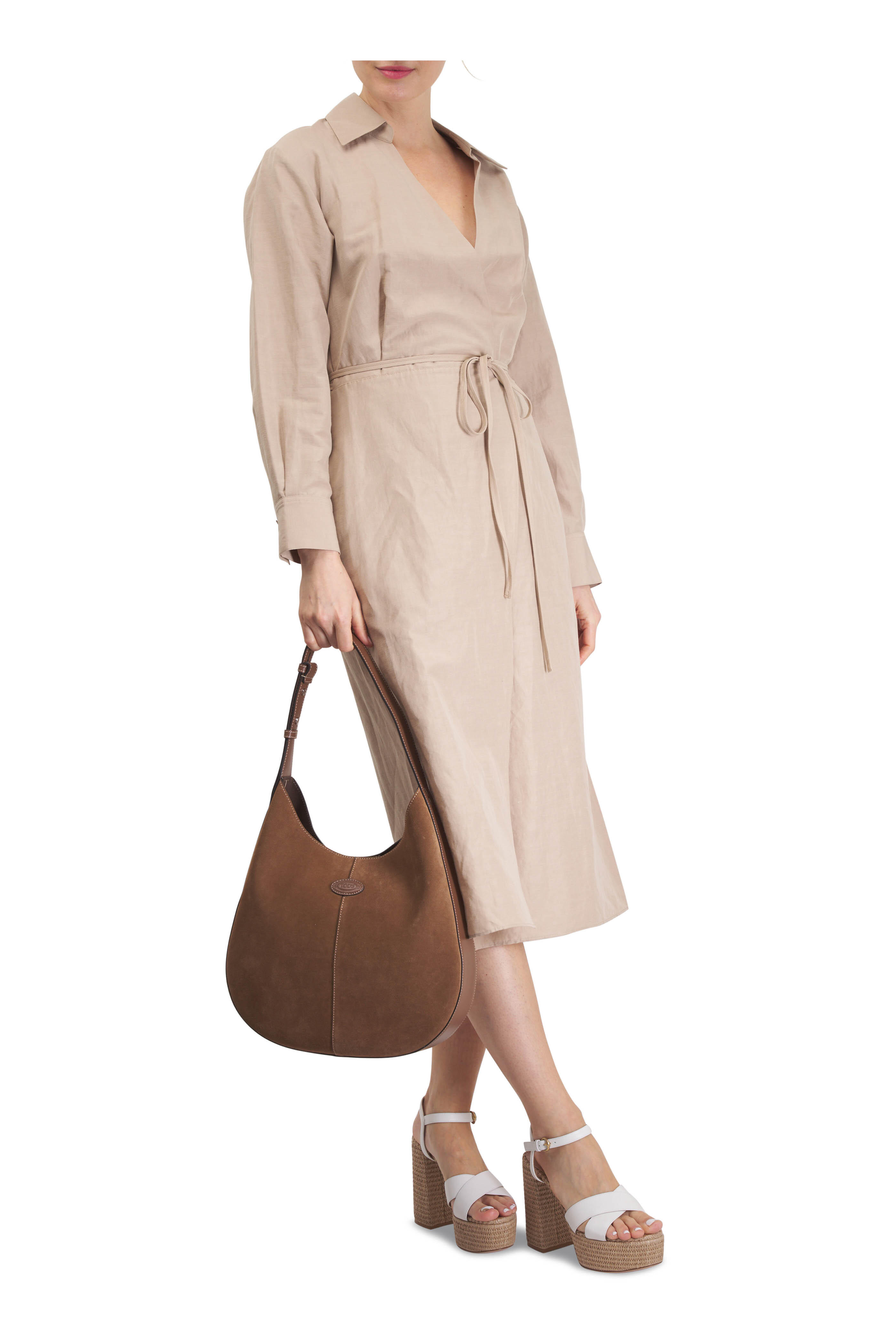 Vince - Light Sand Wrap Dress