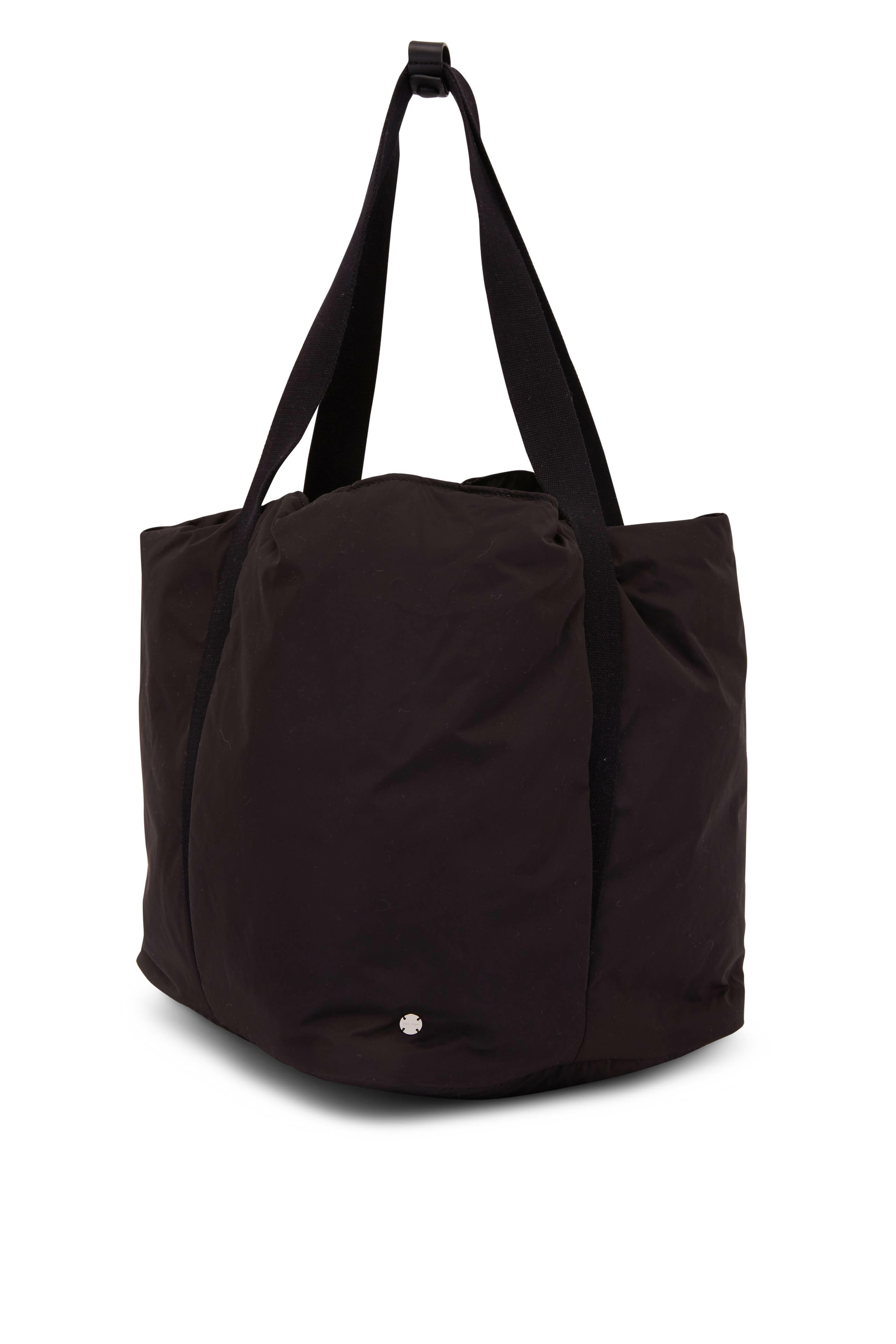 The Row Drew Black Nylon Tote Mitchell Stores