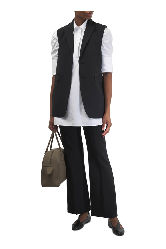 Vince Black Mid-Rise Tailored Flare Pant - view 2