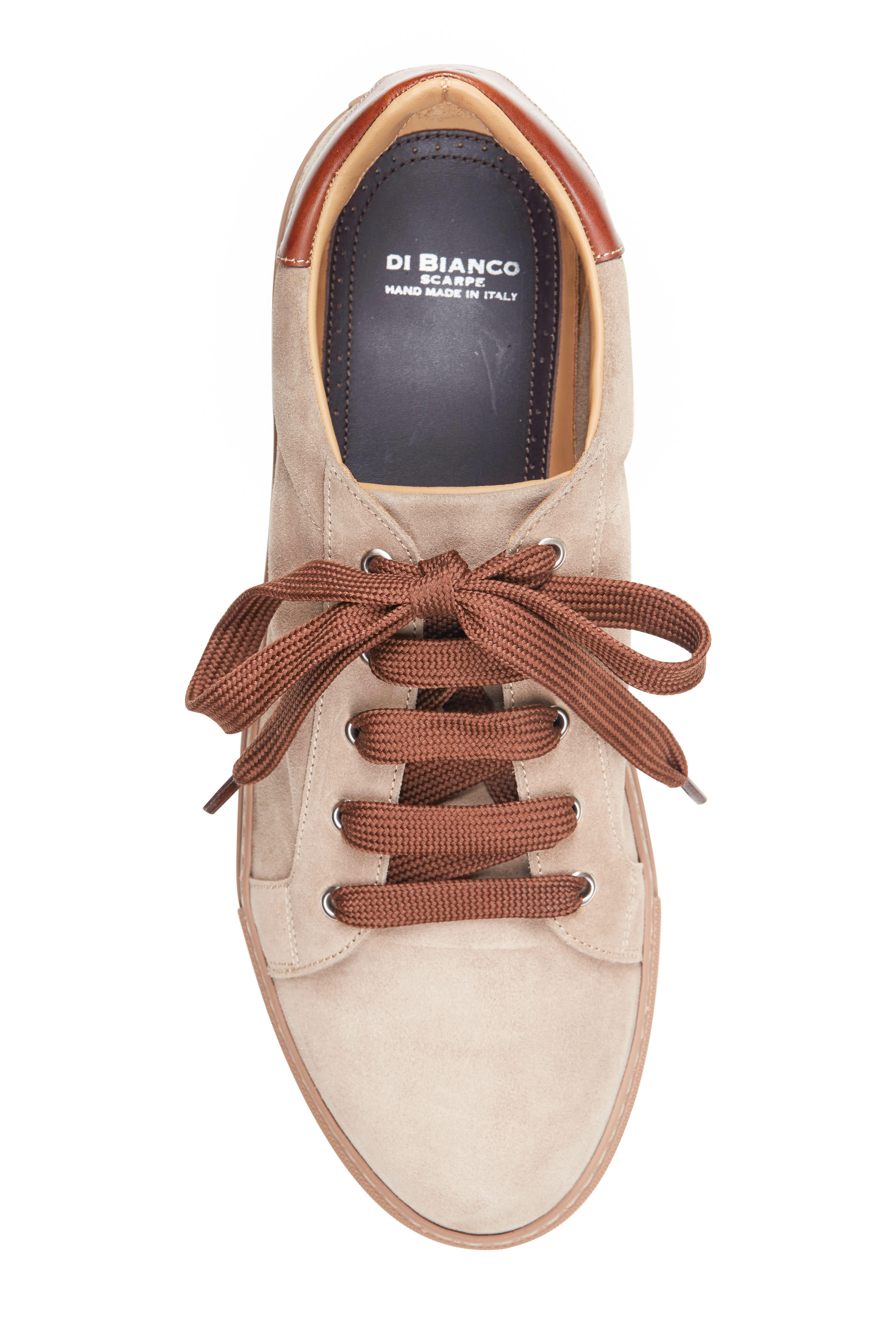 Di Bianco - Velour Fango Sand Sneaker