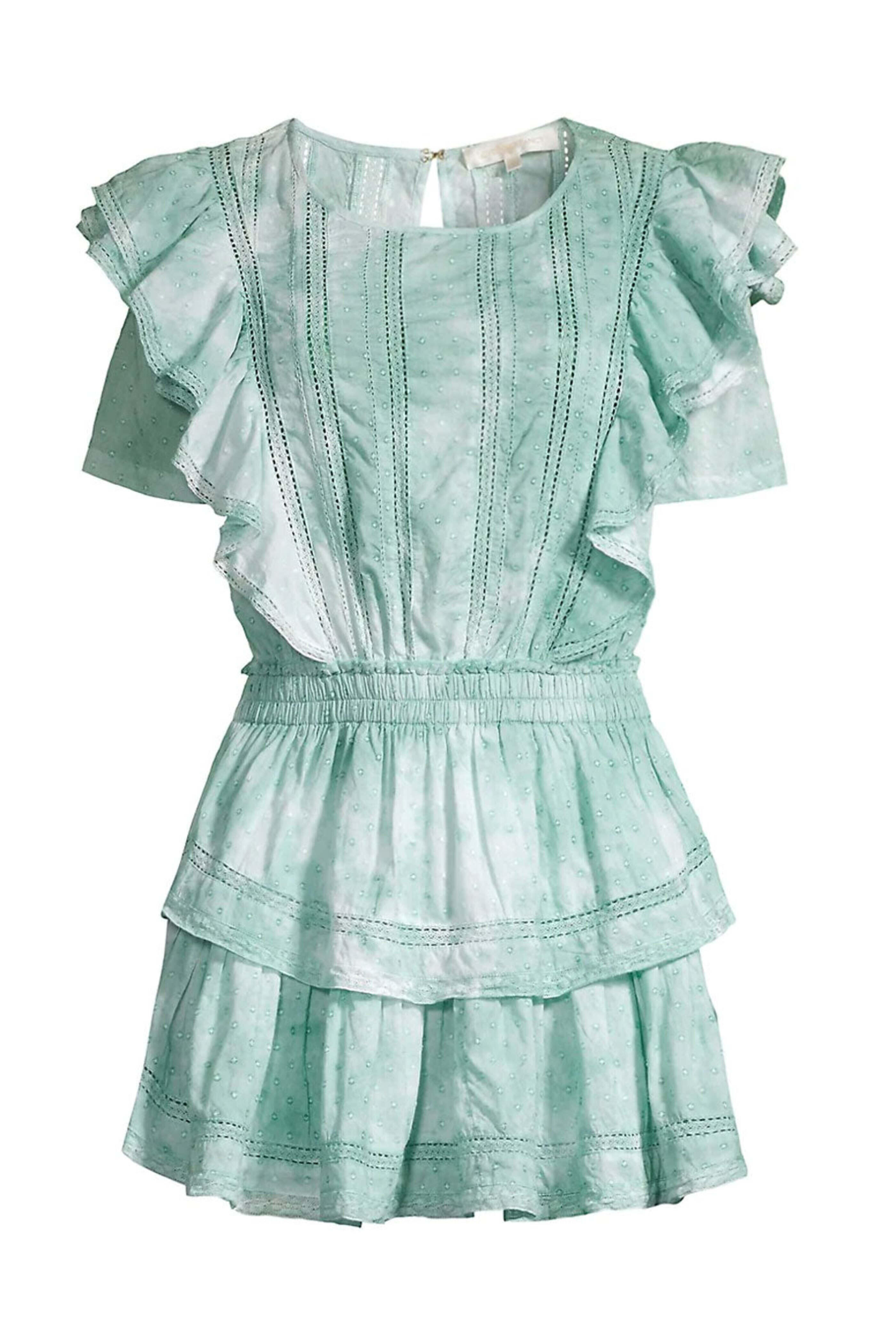 Loveshackfancy - Jade Mist Tie Dye Natasha Mini Dress