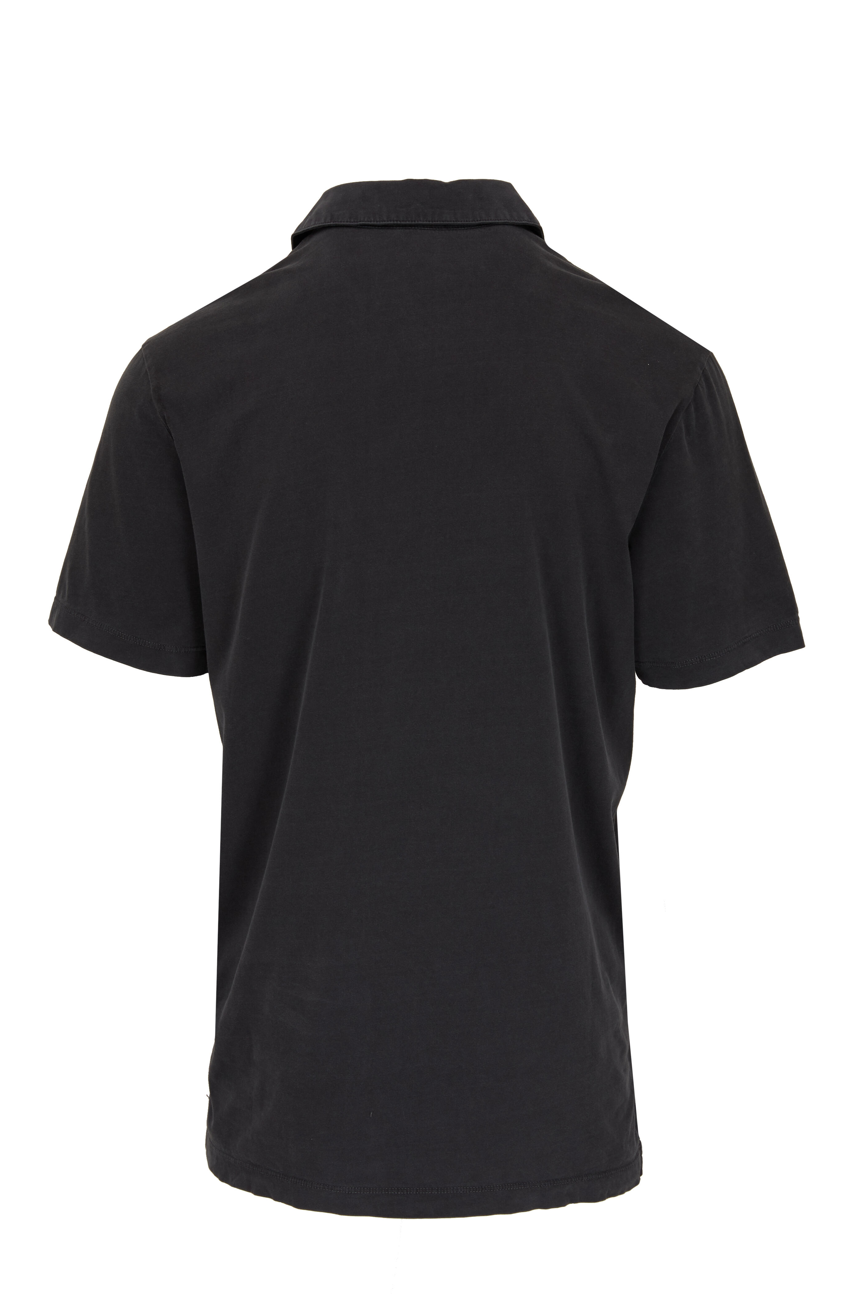 Tシャツ・カットソー JAMES PERSE Men Polo Shirts MLJ3351 BLK BLACK Long Sleeve Crew Neck - Black | James Perse Los Angeles