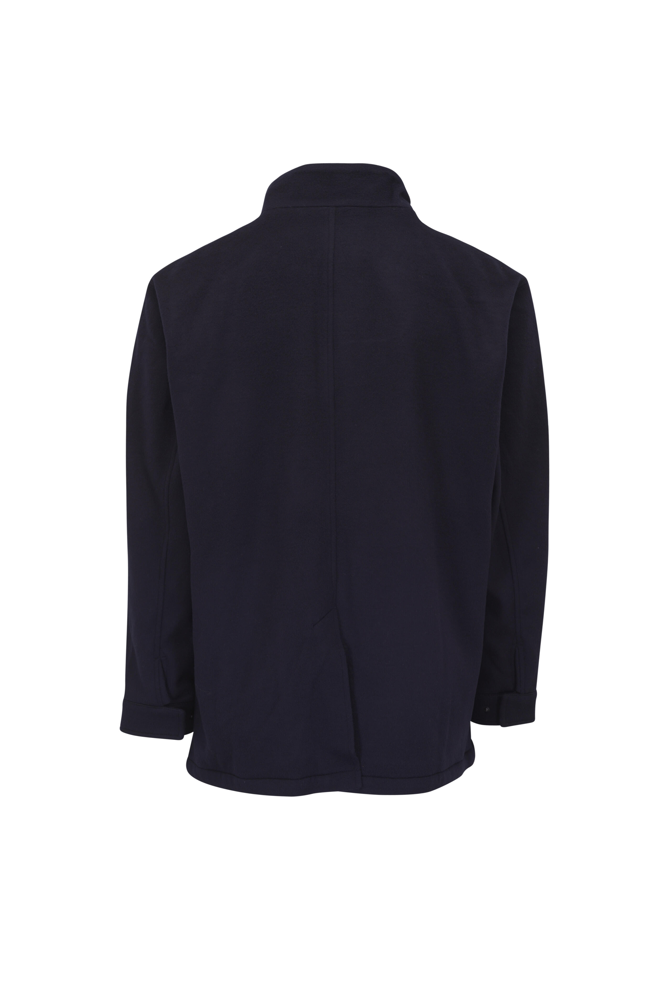 Peter Millar - Crown Flex City Navy Blue Merino Wool Coat