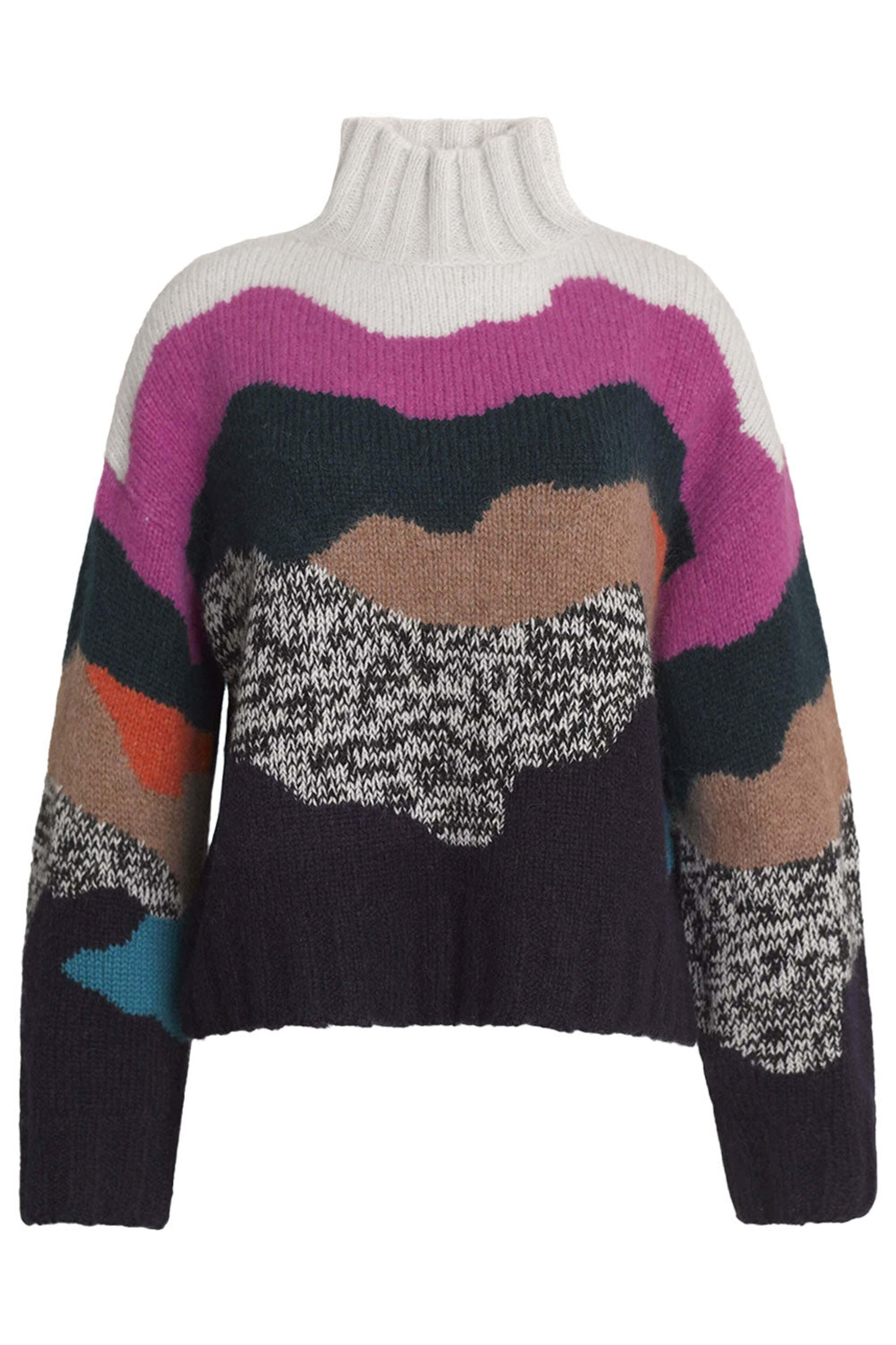 Eleven Six - Multi Knit Corinne Abstract Sweater