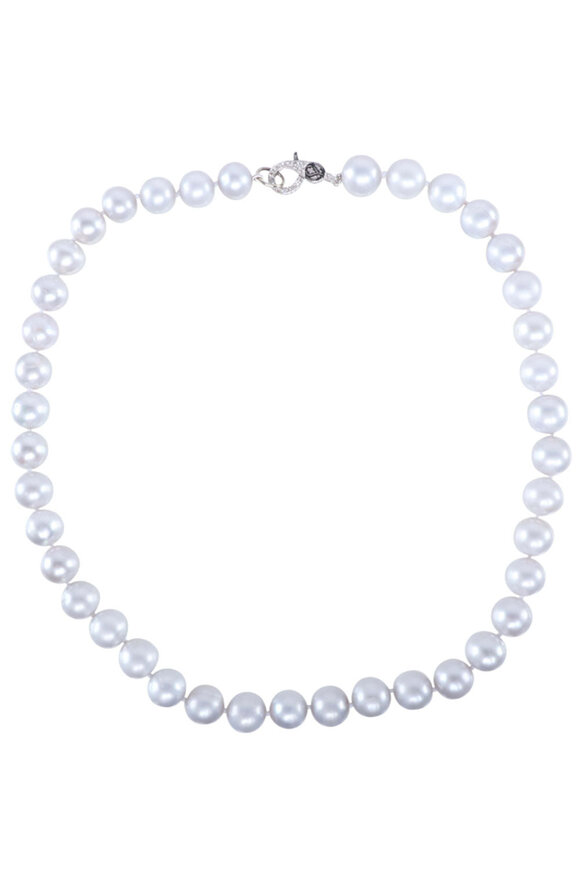 Loree Rodkin Pearl & Diamond Necklace - view 2