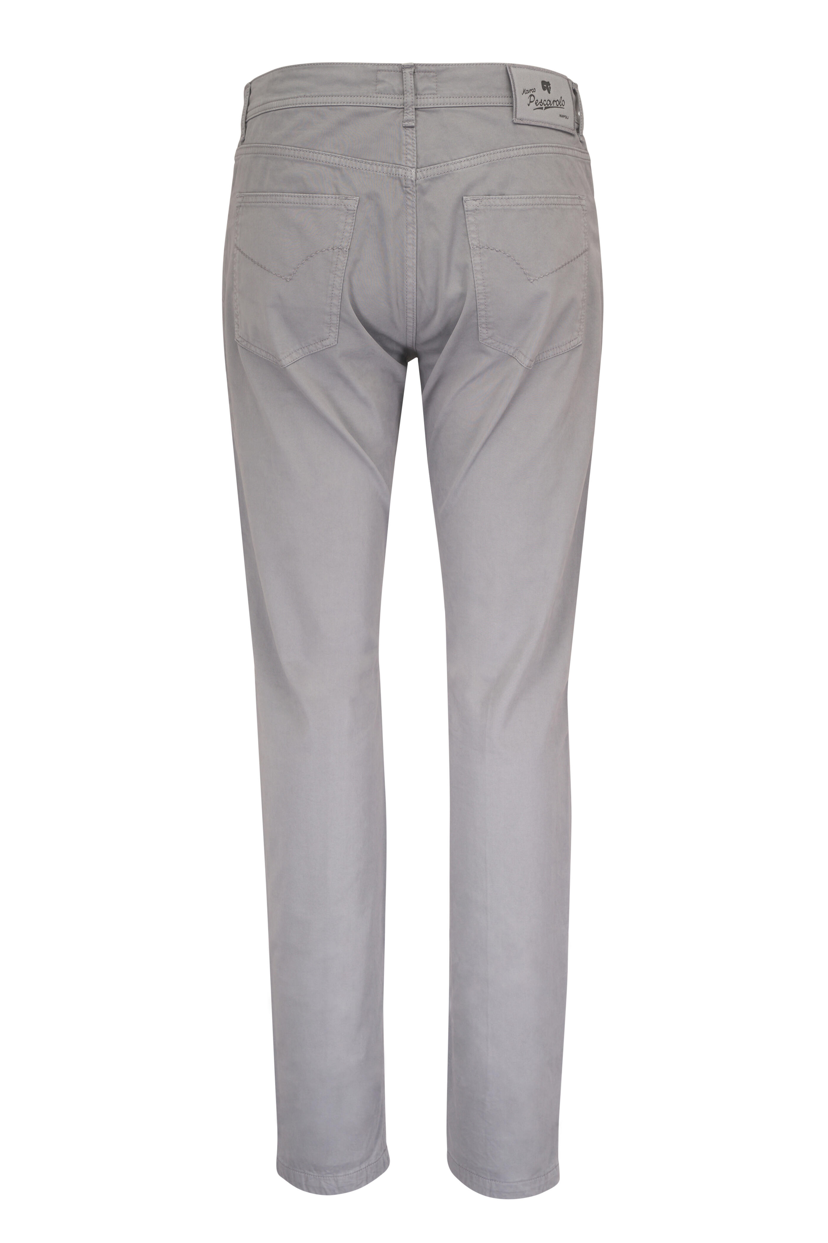 Marco Pescarolo - Platinum Supima Cotton Five Pocket Pant - view 4