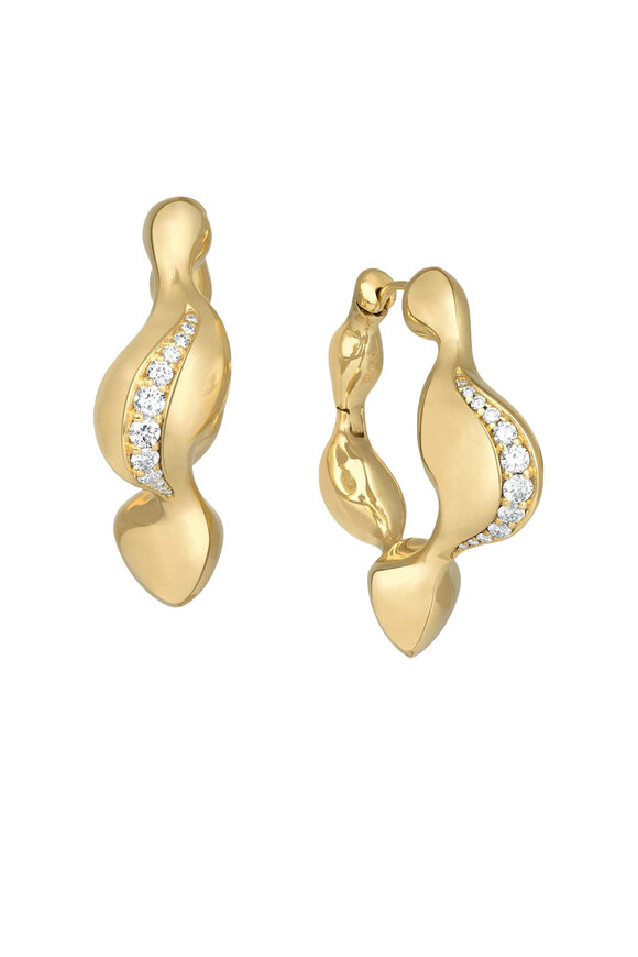 Vram Cayrn Diamond Hoop Earrings