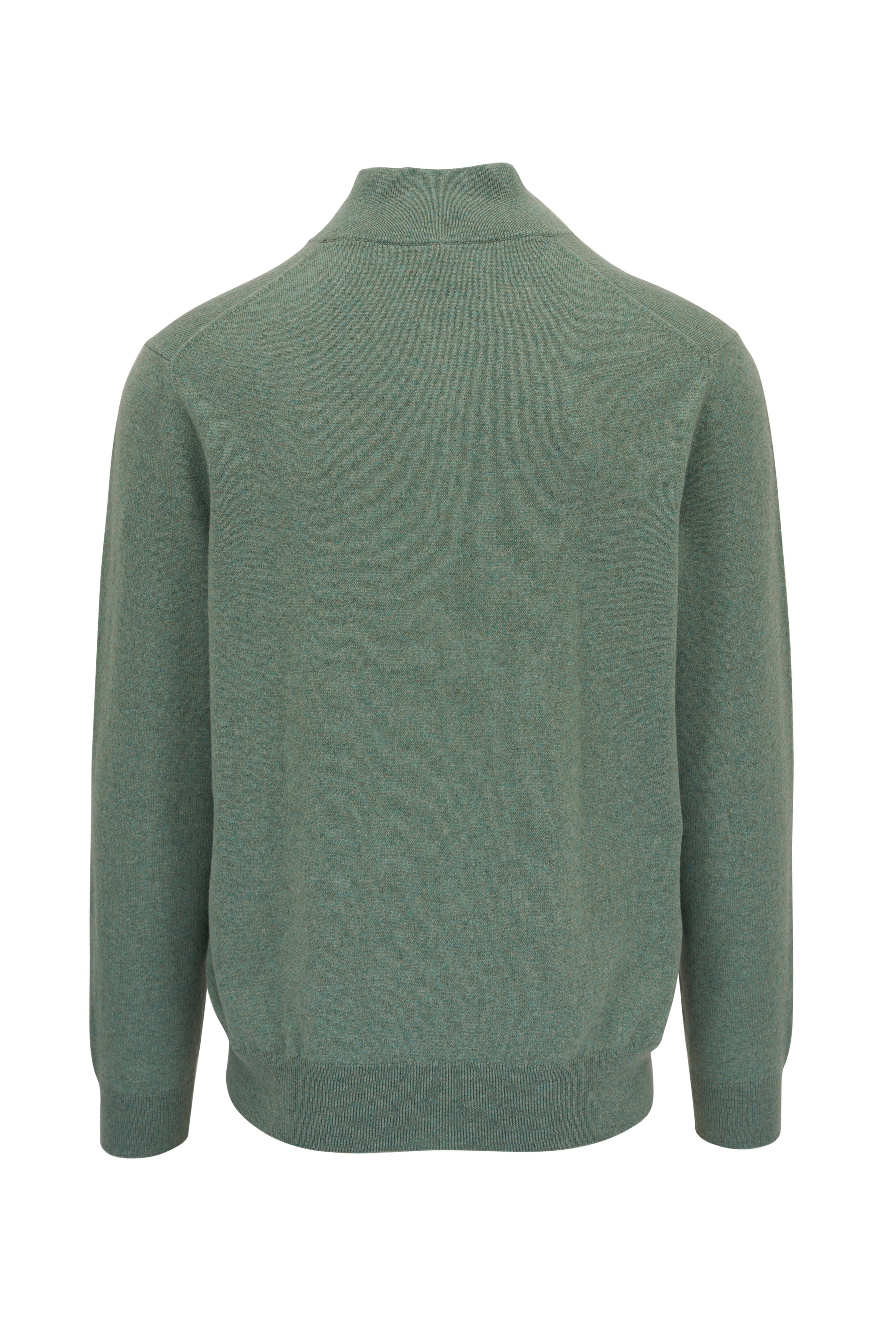 Loro Piana - Eucalyptus Baby Cashmere Quarter Zip Pullover