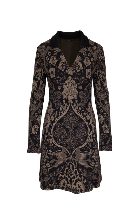 Etro - Dark Gray Abito Jersey Calypso Dress