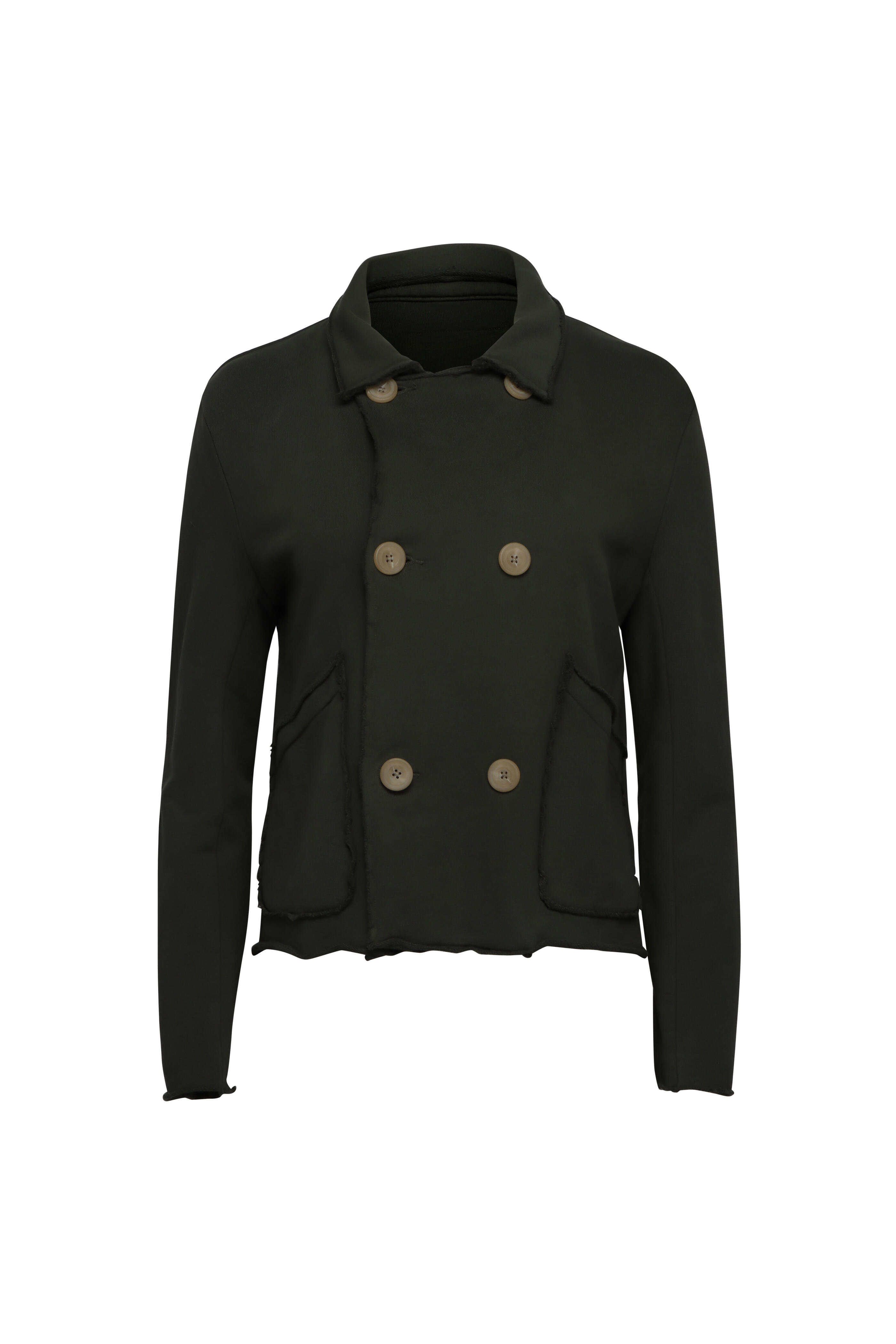 Frank & Eileen - Mini Belfast Caper Crop Peacoat