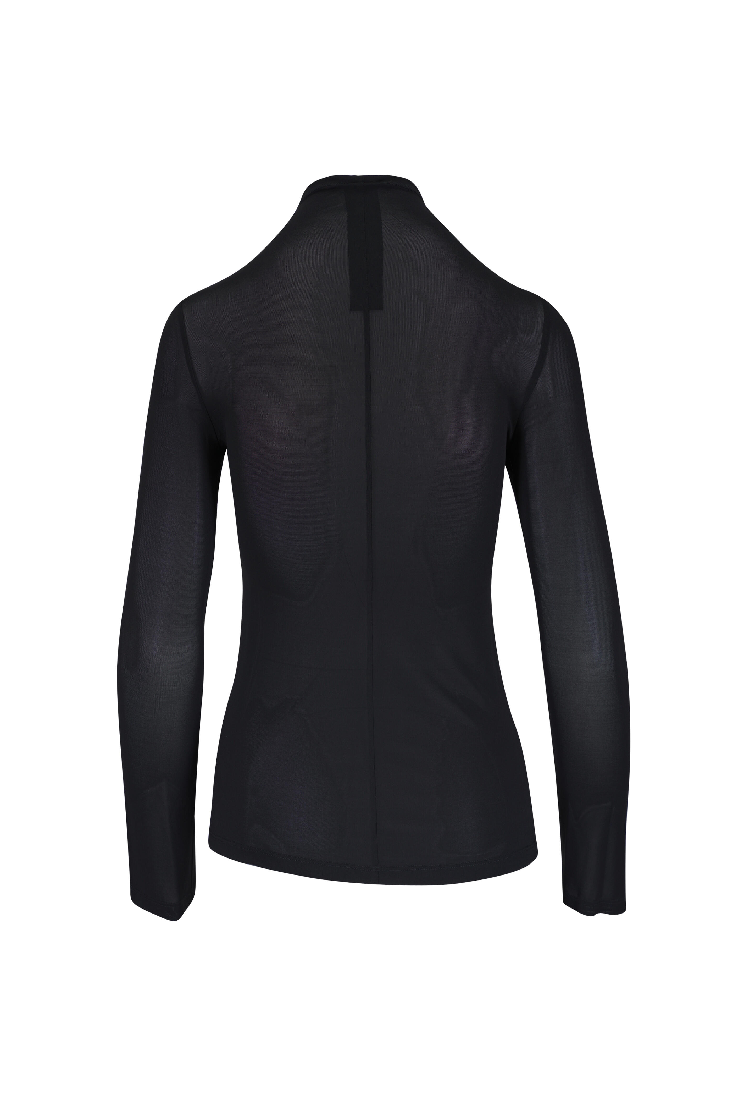 KZ_K Studio - Libre Black Raised Neck Second Skin Top