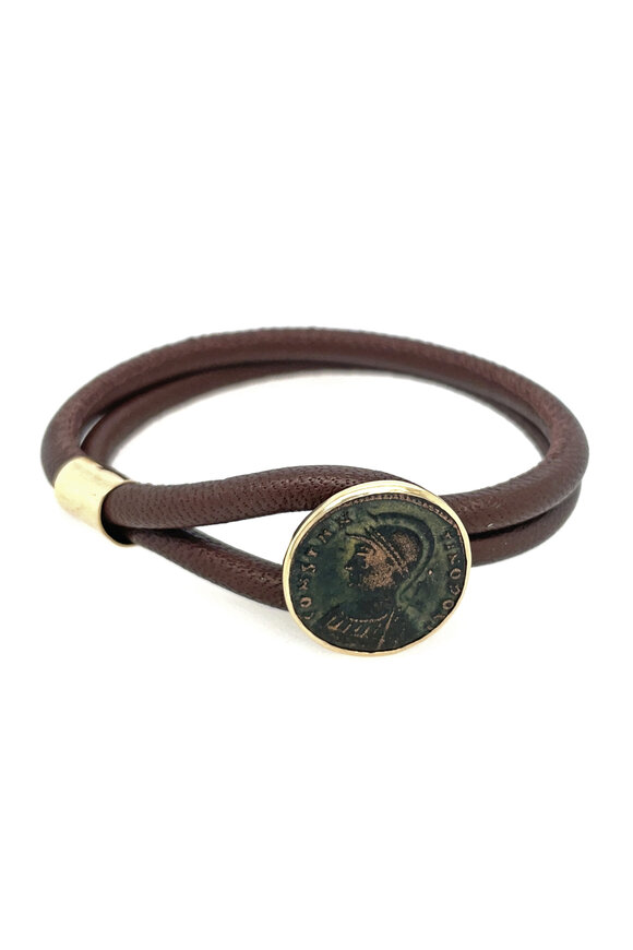 Ellen Hoffman Ancient Roman Bronze Coin Bracelet