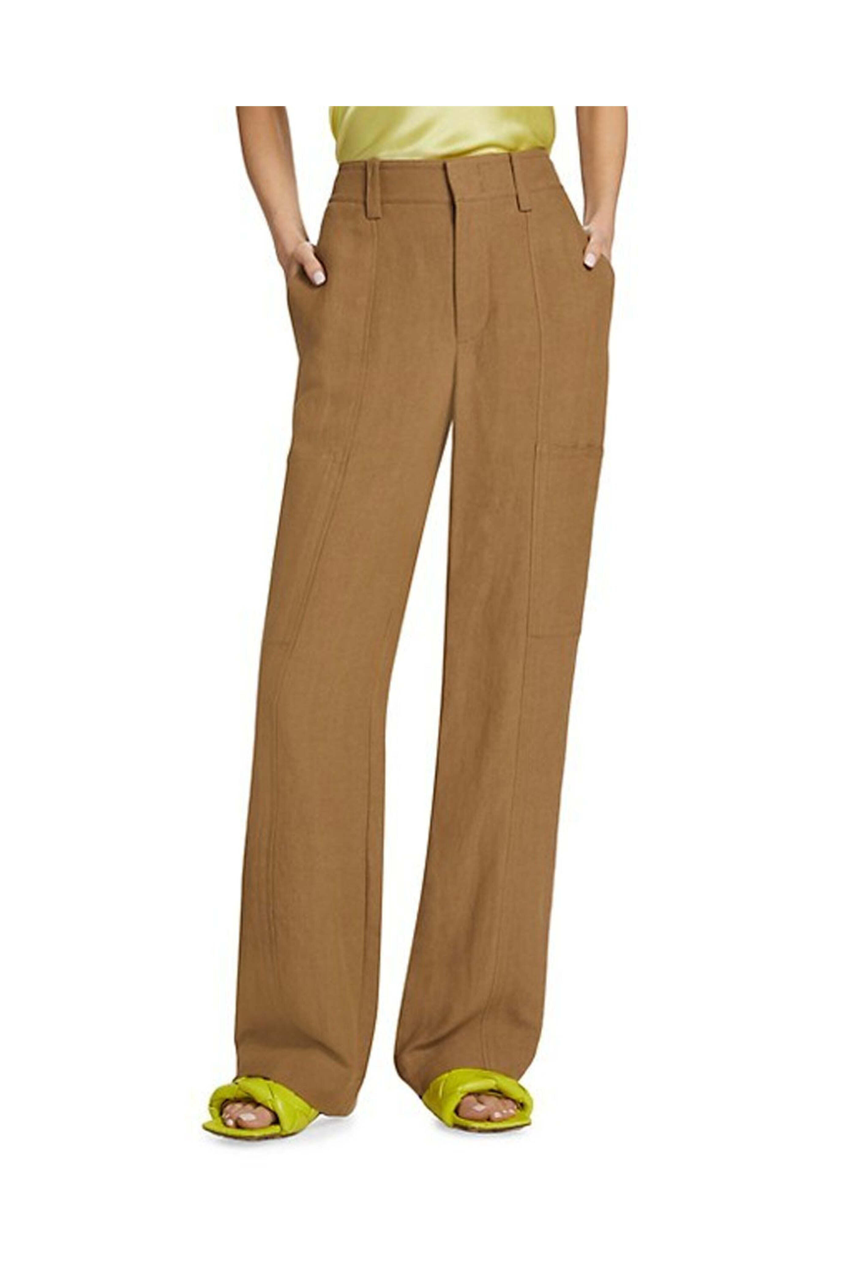 Vince - Tobacco Drop Waist Utility Wide Leg | Mitchell Stores
