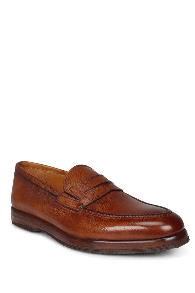 John Lobb - Adley Cafe Leather Penny Loafer | Mitchell Stores