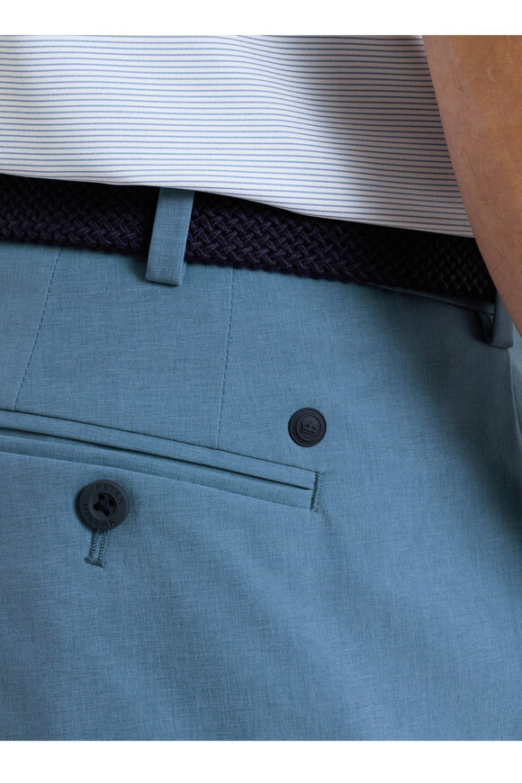 Peter Millar Crown Surge Storm Blue Performance Shorts - view 5