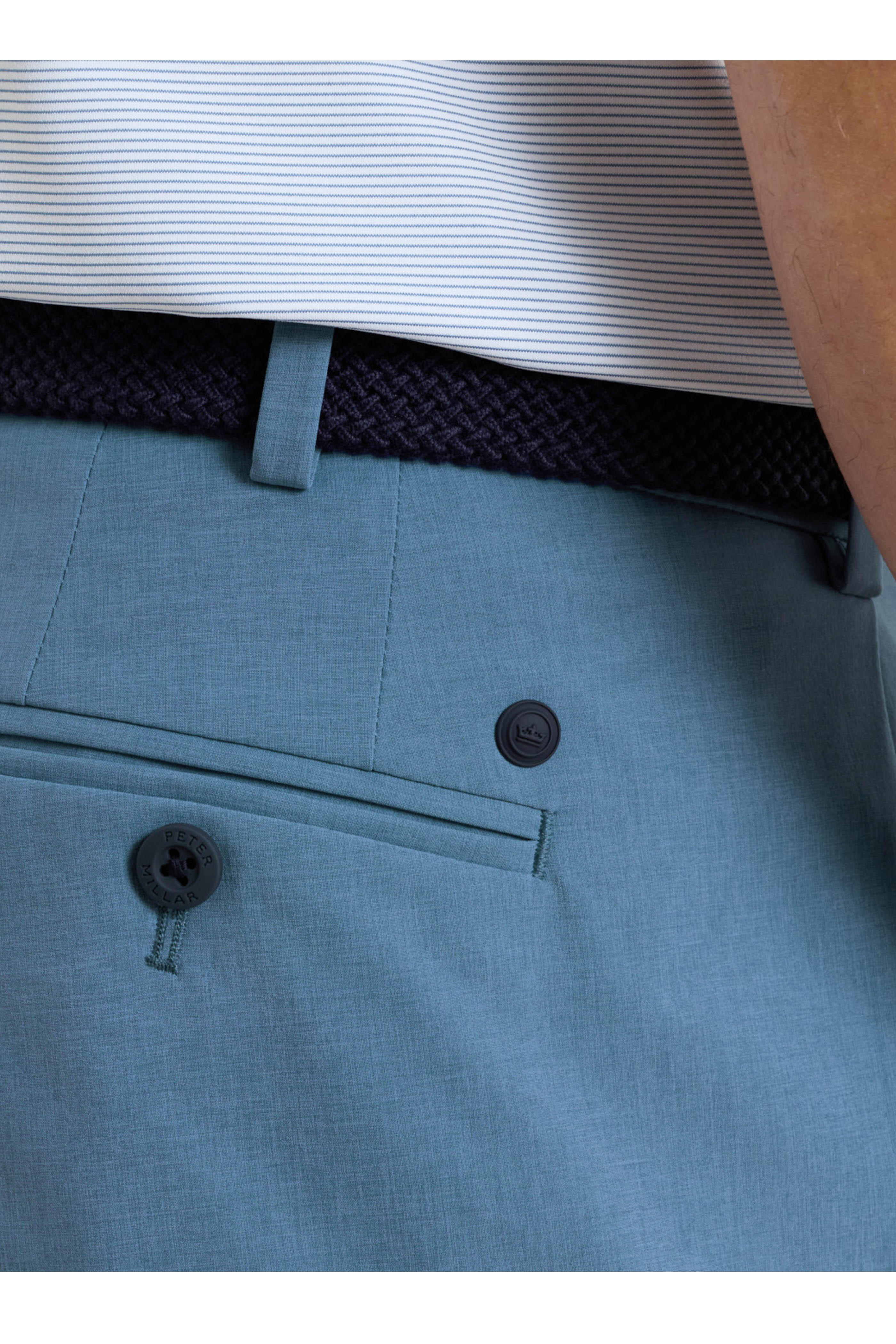 Peter Millar - Crown Surge Storm Blue Performance Shorts