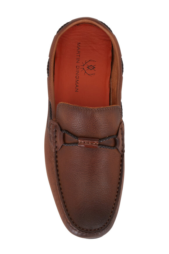 Martin Dingman - Bermuda Braid Bourbon Leather Loafer