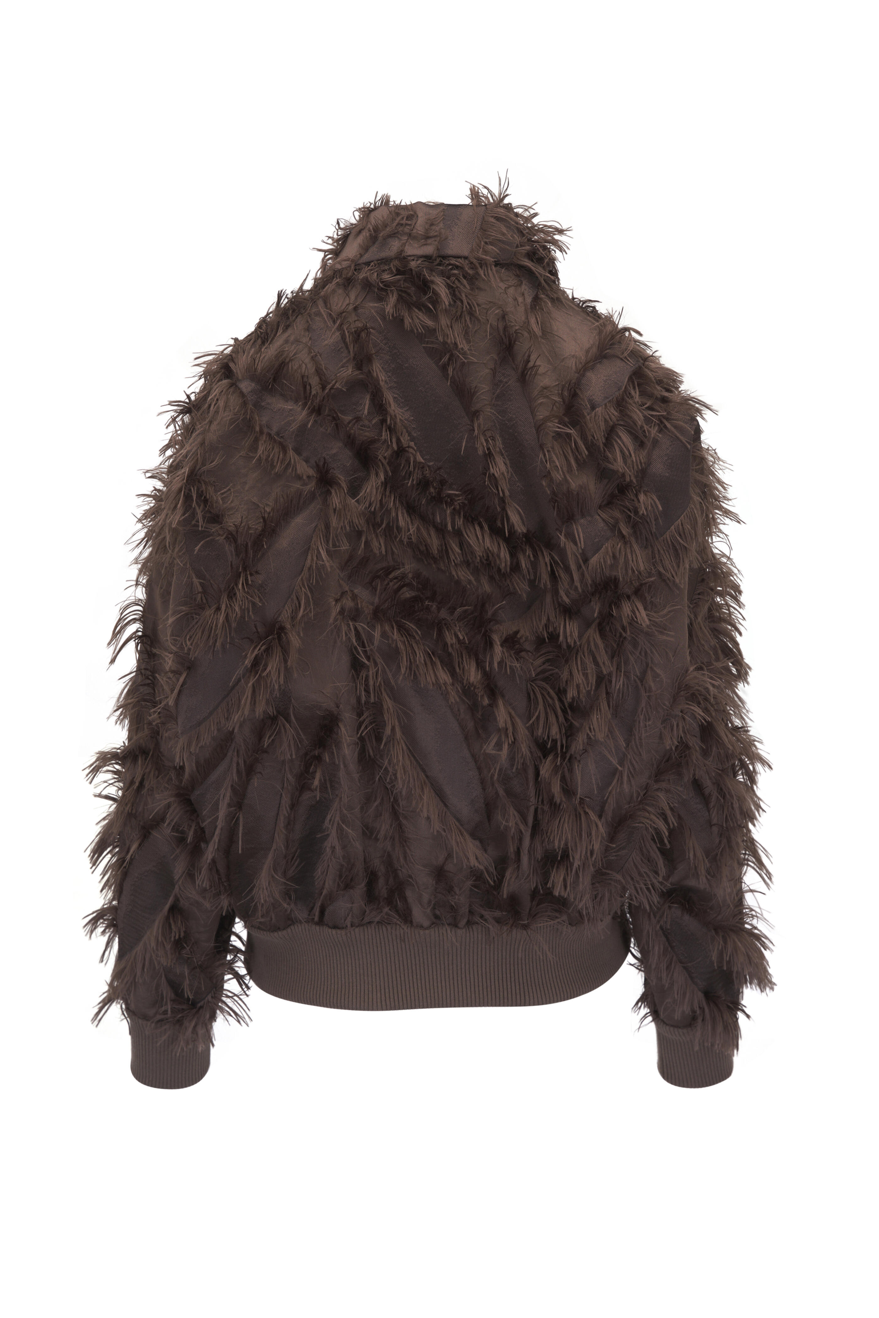 Brunello Cucinelli - Chocolate Dracaena Fil Coupo Bomber Jacket