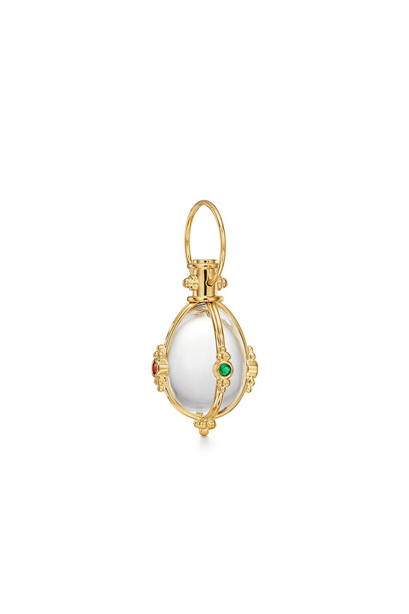 Temple St. Clair - 18K Yellow Gold Crystal Amulet