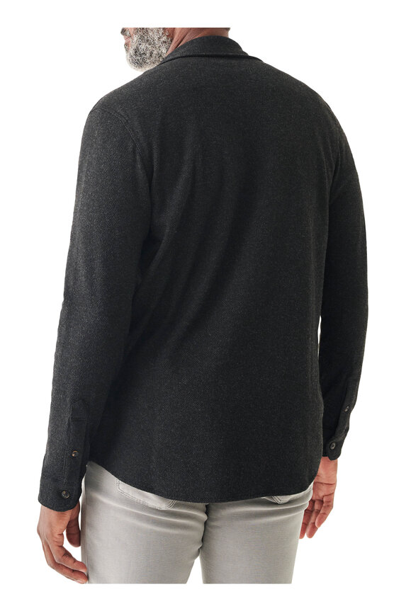 Faherty Brand - Legend™ Black Button Down Sweater Shirt 