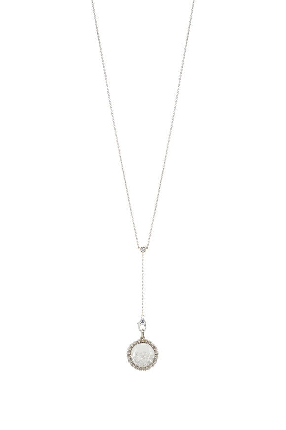 Renee Lewis Shake© 7.5CT White Diamond Pendant Y Necklace