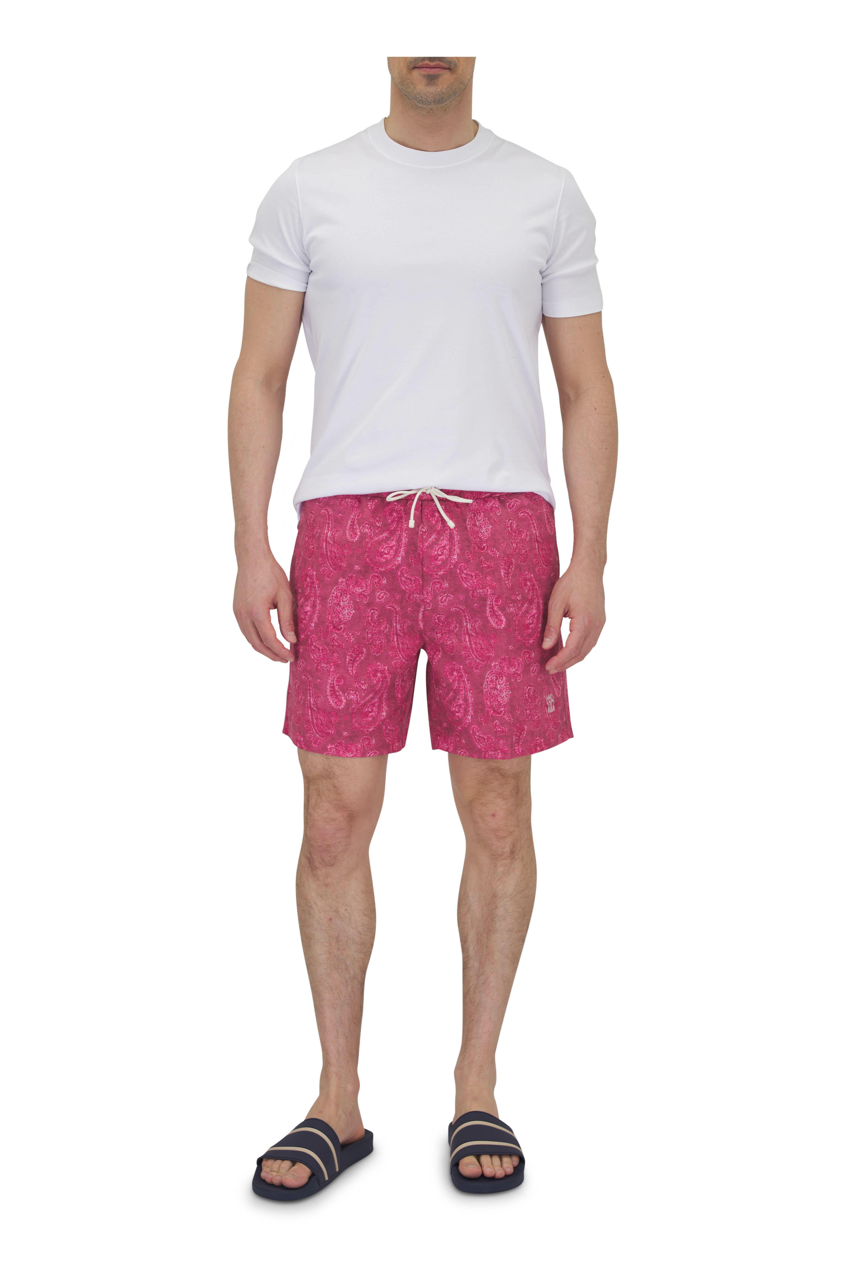 ショートパンツ Brunello Cucinelli Fleece Sweatshirt Shorts Cotton shorts in red - Brunello Cucinelli | Mytheresa