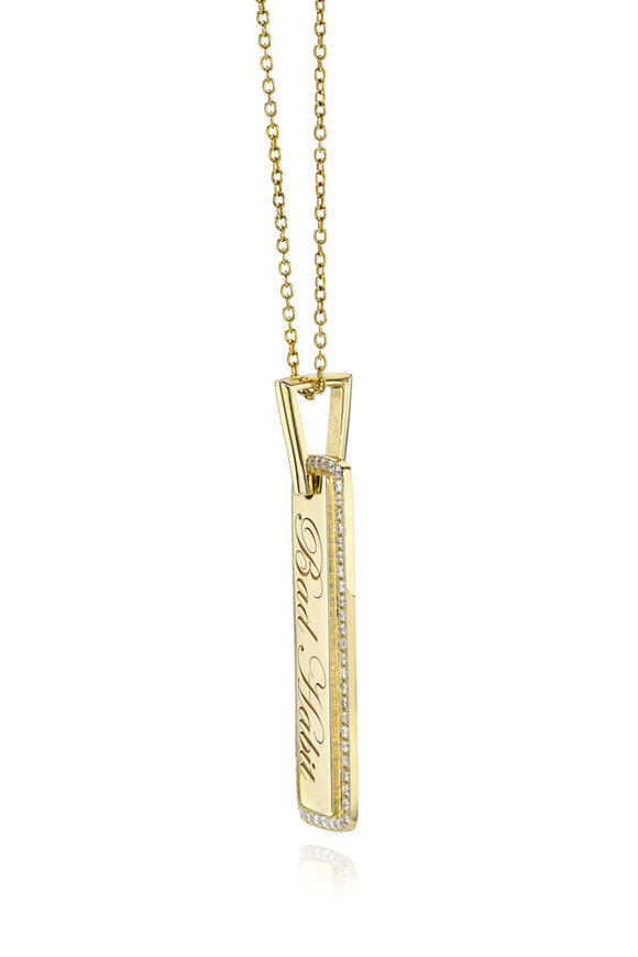 Dru - Bad Habit Tag Necklace