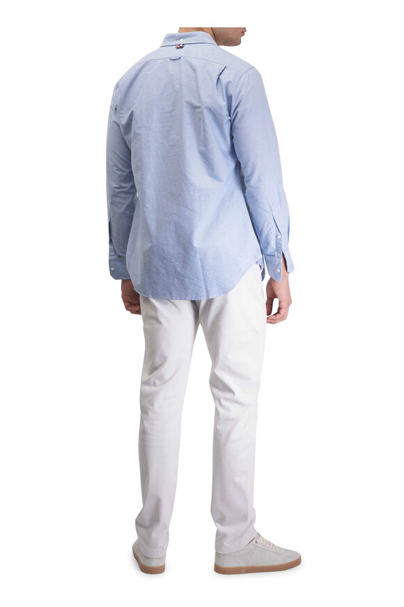 Thom Browne Oxford Light Blue Sport Shirt - view 6