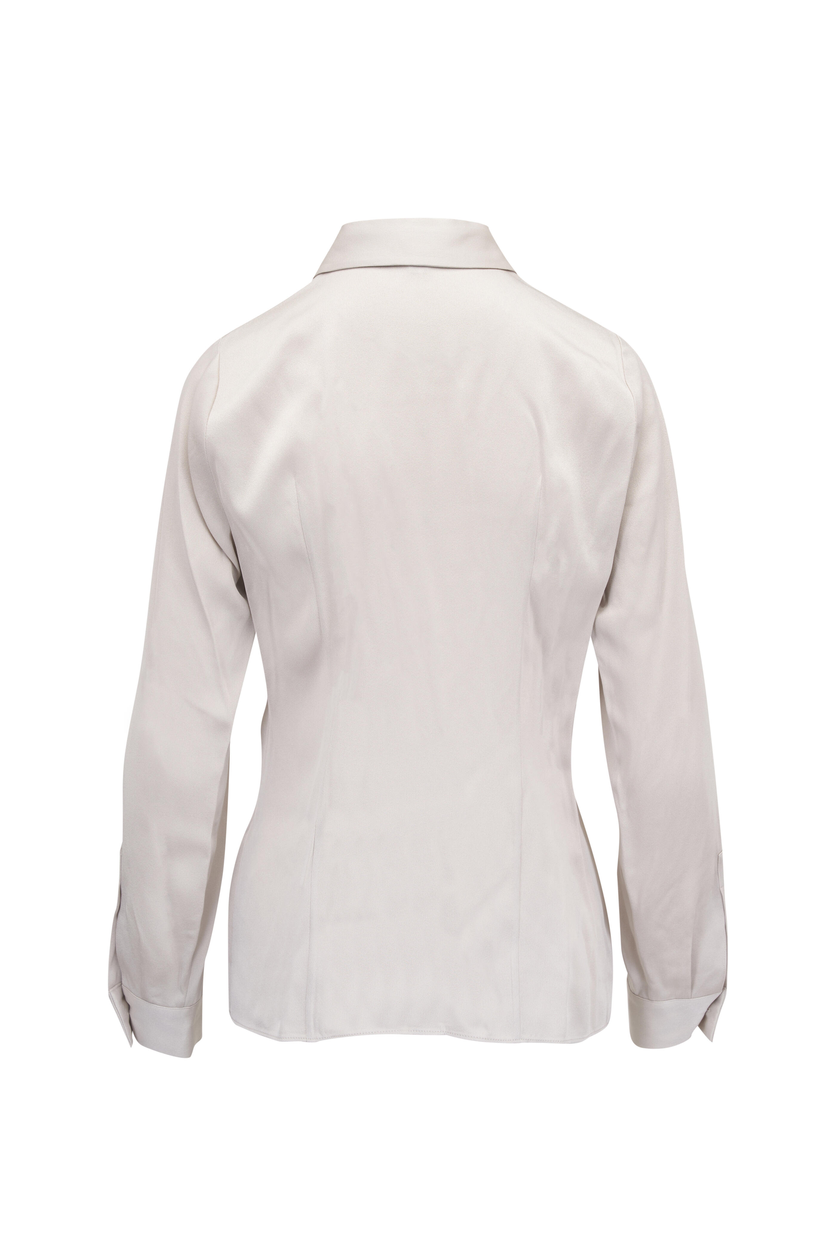 Michael Kors Collection - Hansen Oyster Charmeuse Shirt