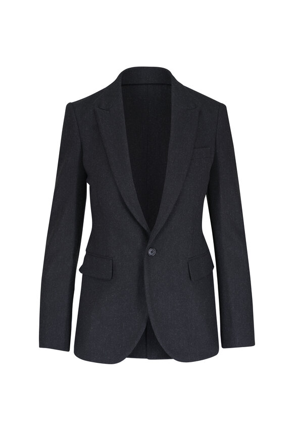 Nili Lotan Anabel Dark Charcoal Tailored Jacket - view 1